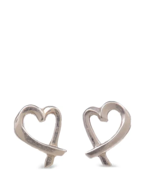 Tiffany & Co. Pre-Owned aretes Loving Heart