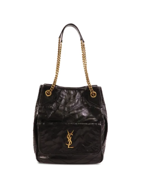 Saint Laurent Pre-Owned small Niki leather bucket bag