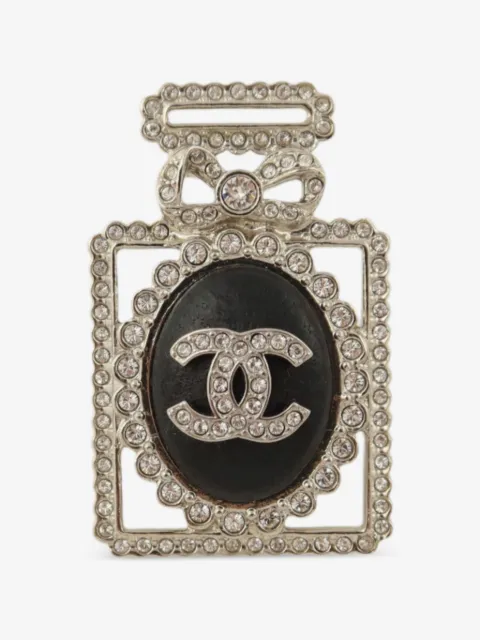 CHANEL Pre-Owned CC perfume-bottle brooch