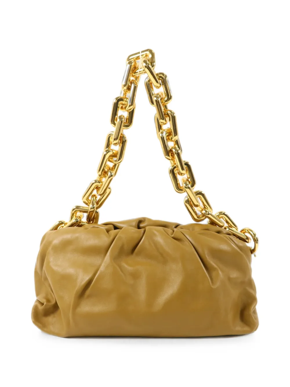 Bottega Veneta Pre-Owned The Chain Pouch calfskin shoulder bag - Brown