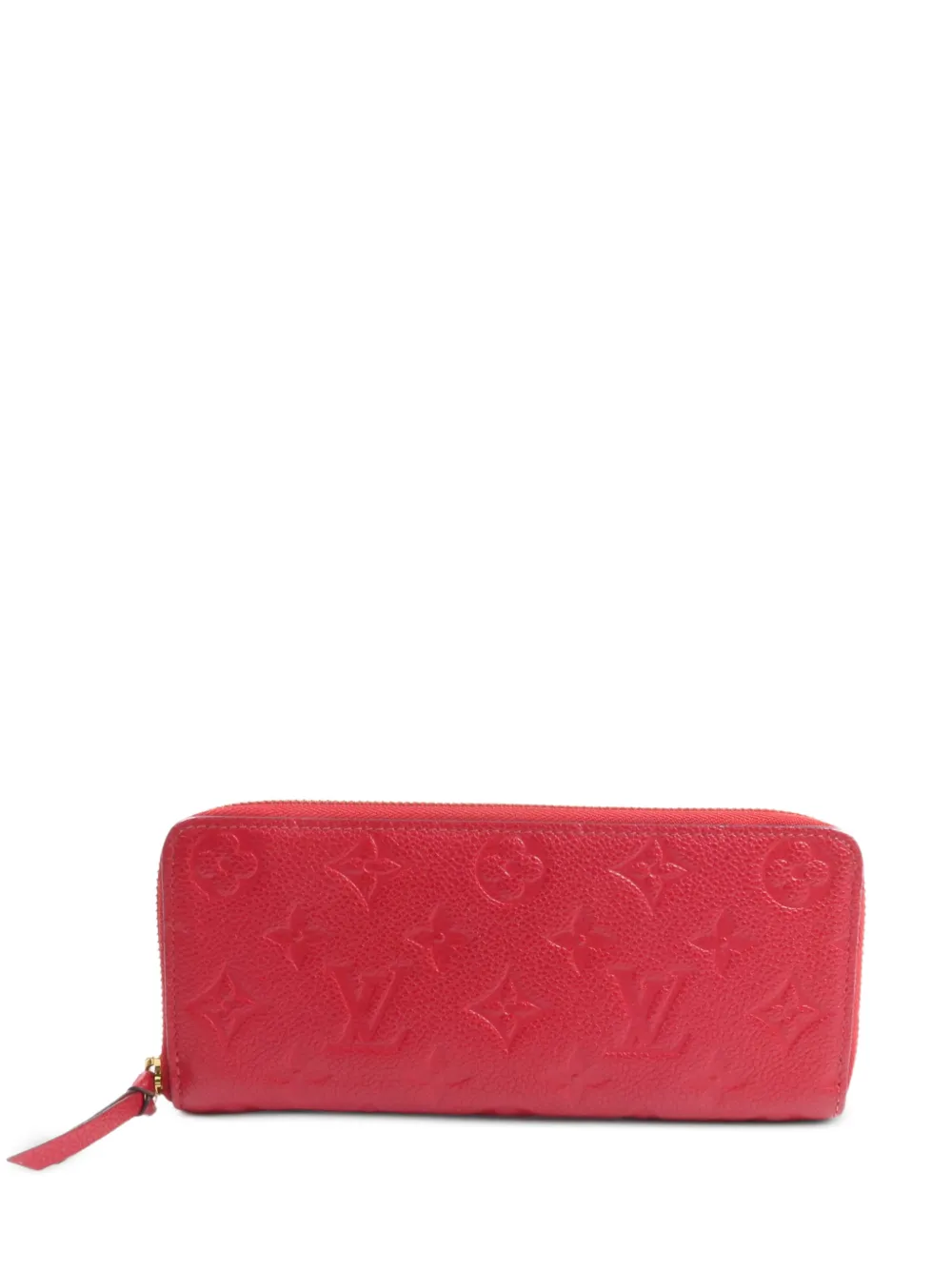 Louis Vuitton Pre-Owned Portafoglio Clemence Monogram Empreinte - Rosso