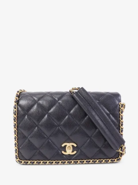 CHANEL Pre-Owned CC turn-lock flap shoulder bag