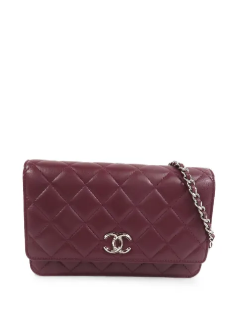 CHANEL Pre-Owned quilted CC turn-lock chain wallet