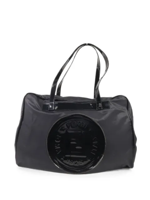 Fendi Pre-Owned logo-patch tote bag