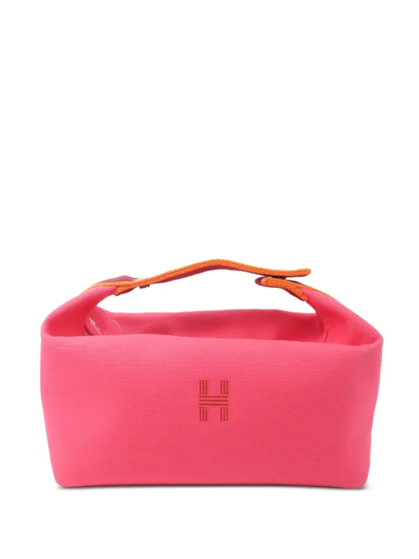 Hermès Pre-owned GM Bride a Brac Embroidered-logo Tote Bag in Pink