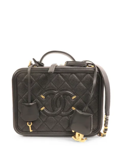 CHANEL Pre-Owned CC Filigree shoulder bag