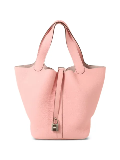 Hermès Pre-Owned MM Picotin leather tote bag