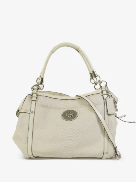 Coach Vintage Schultertasche mit Schlangen-Effekt