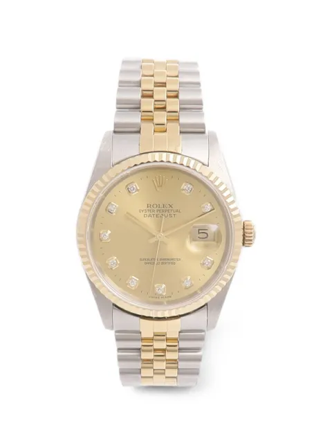 Rolex Datejust 36mm diamond watch