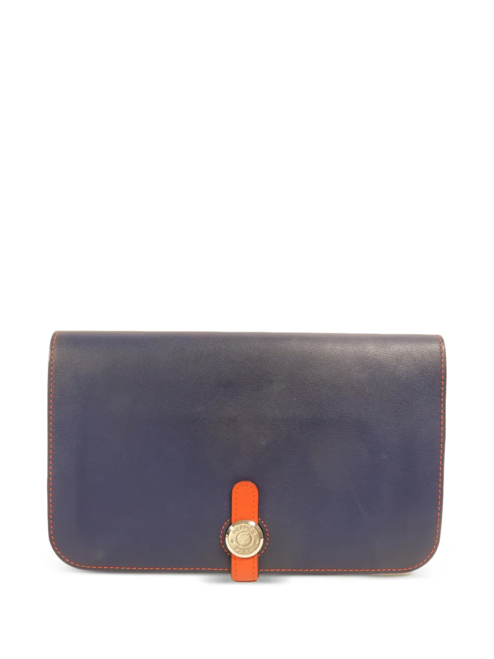 Hermès Pre-Owned 2014 GM Dogon Portemonnaie - Blau