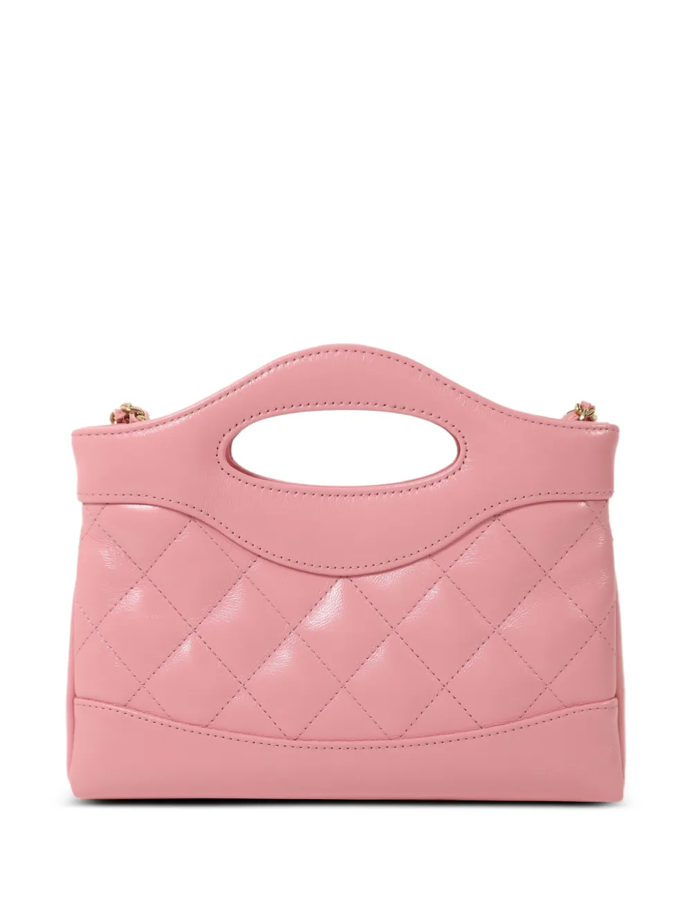 CHANEL Pre-Owned Nano 31 gewatteerde CC shopper Roze