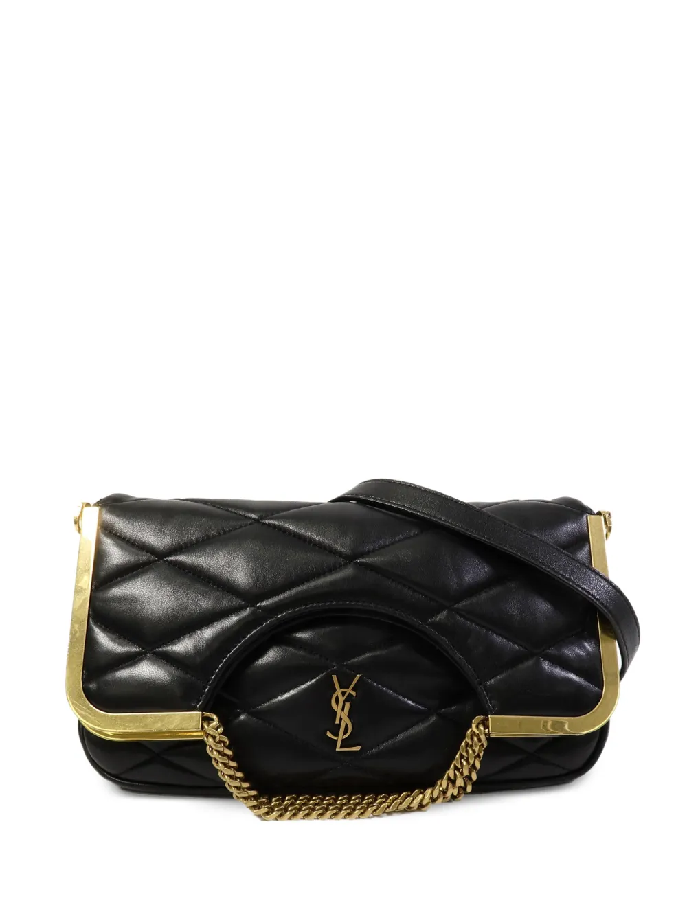 Saint Laurent Pre-Owned Borsa tote con logo - Nero