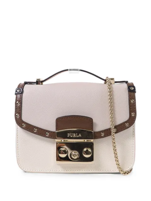 Furla Metropolis studded shoulder bag