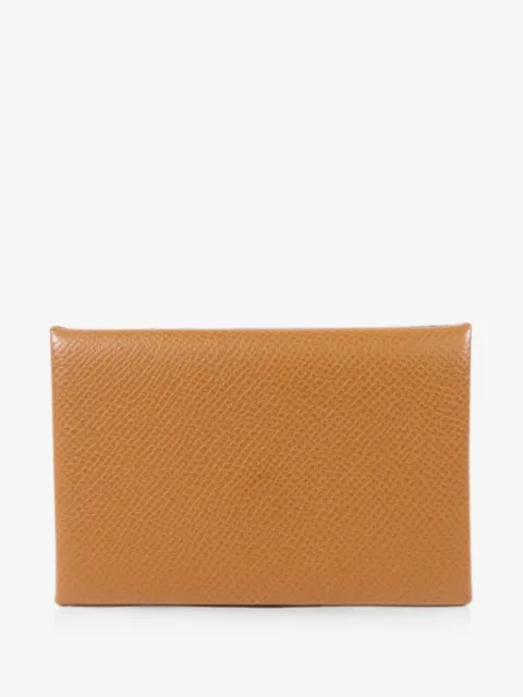 Hermès Pre-Owned tarjetero Calvi de piel