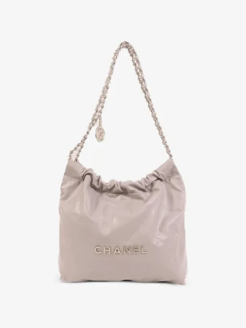 CHANEL Pre-Owned small 22 diamond-quilted bucket bag