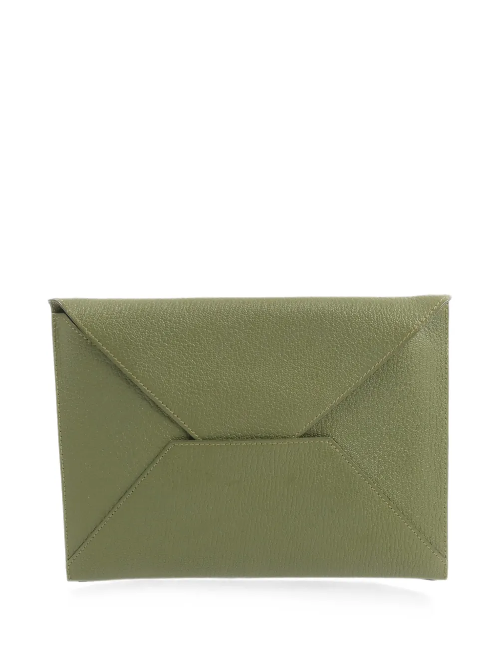 Hermès Pre-Owned 2015 Envelope Trio Clutch - Grün