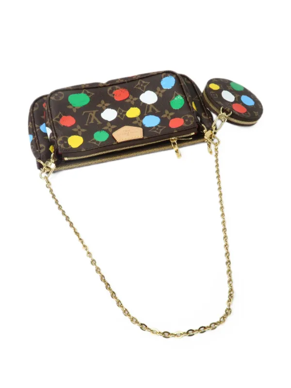 Louis Vuitton Pre-Owned x 草間彌生 2023 マルチ ポシェット アクセ 