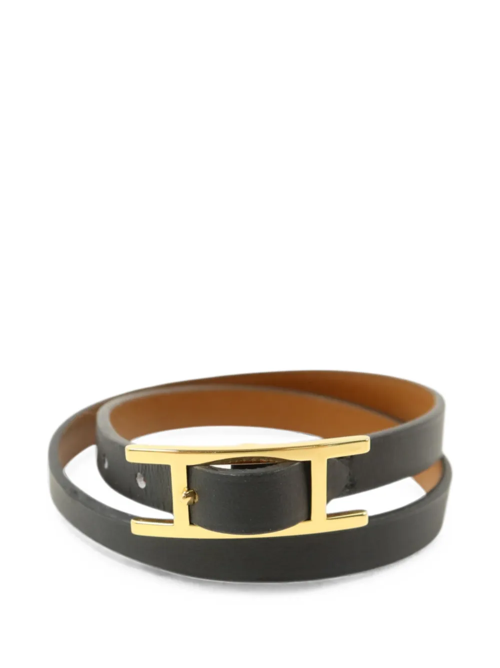 Hermès Pre-Owned Behapi Double Tour bracelet - Oro