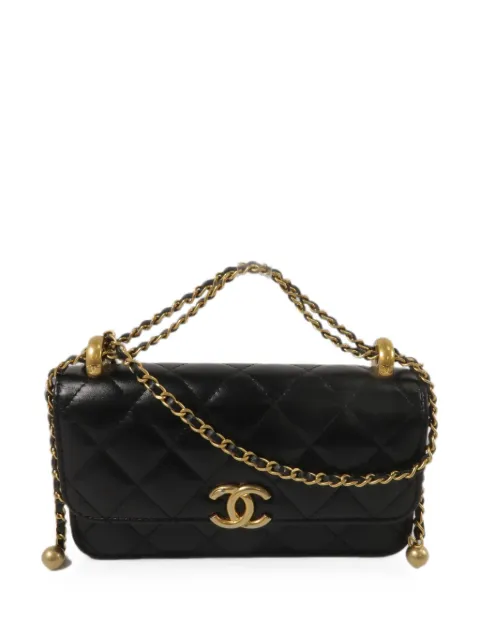 CHANEL Pre-Owned CC-logo quilted shoulder bag