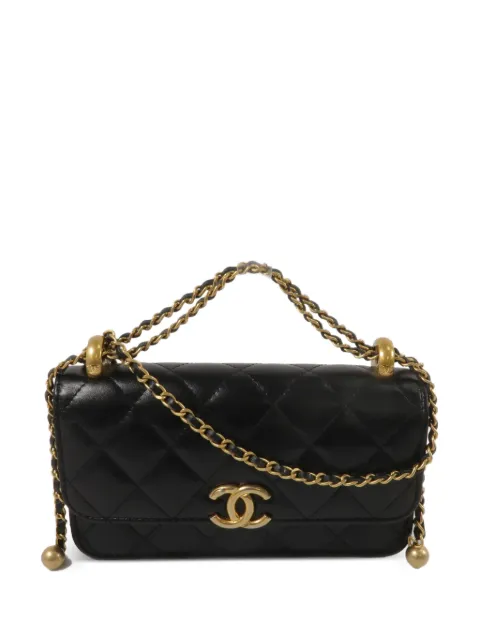 CHANEL Pre-Owned CC-logo quilted shoulder bag