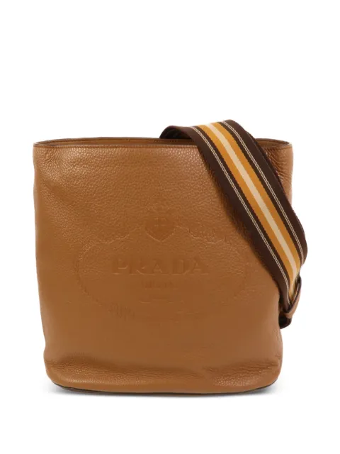 Prada Pre-Owned 비텔로 피닉스 레더 숄더 백