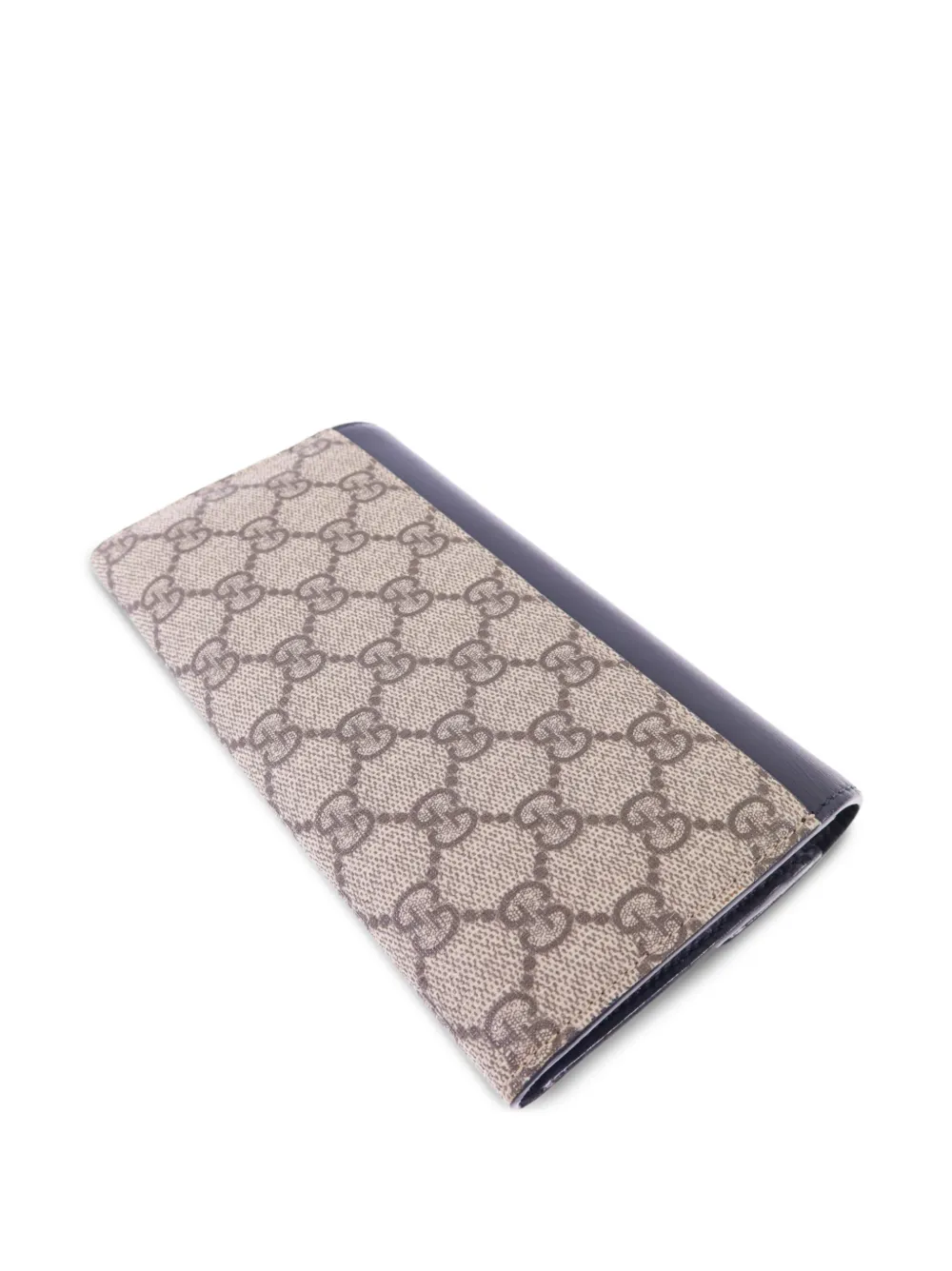 Gucci Pre-owned GG Supreme Scalloped Wallet in Neutrals, view 3