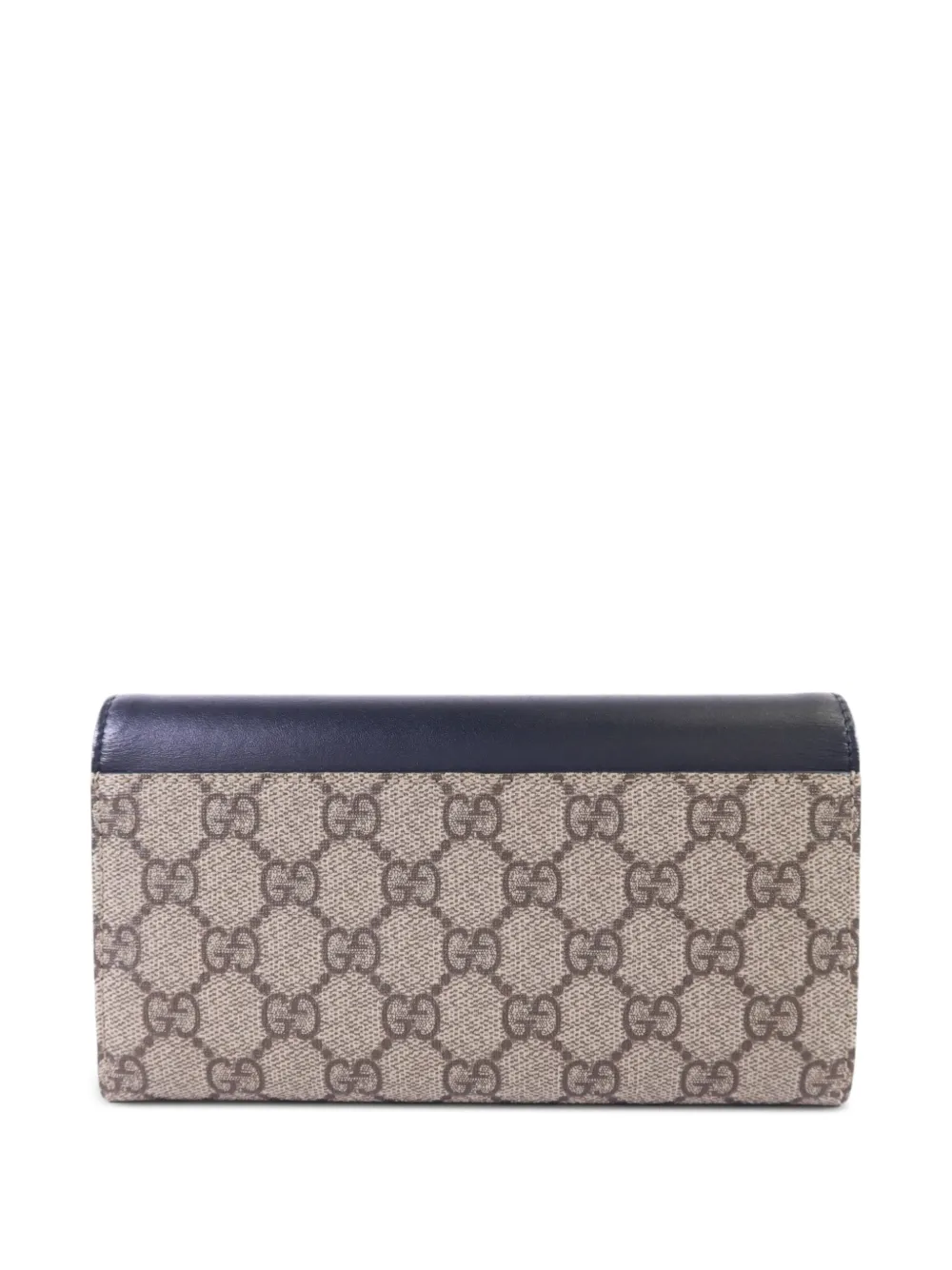 Gucci Pre-owned GG Supreme Scalloped Wallet in Neutrals, view 2
