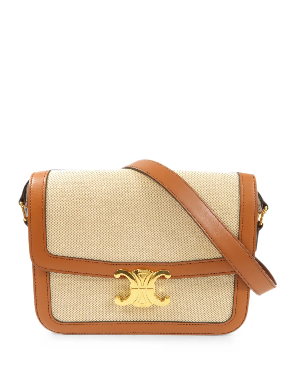 Celine Pre-Owned Borsa a spalla Teen Triomphe - Toni neutri