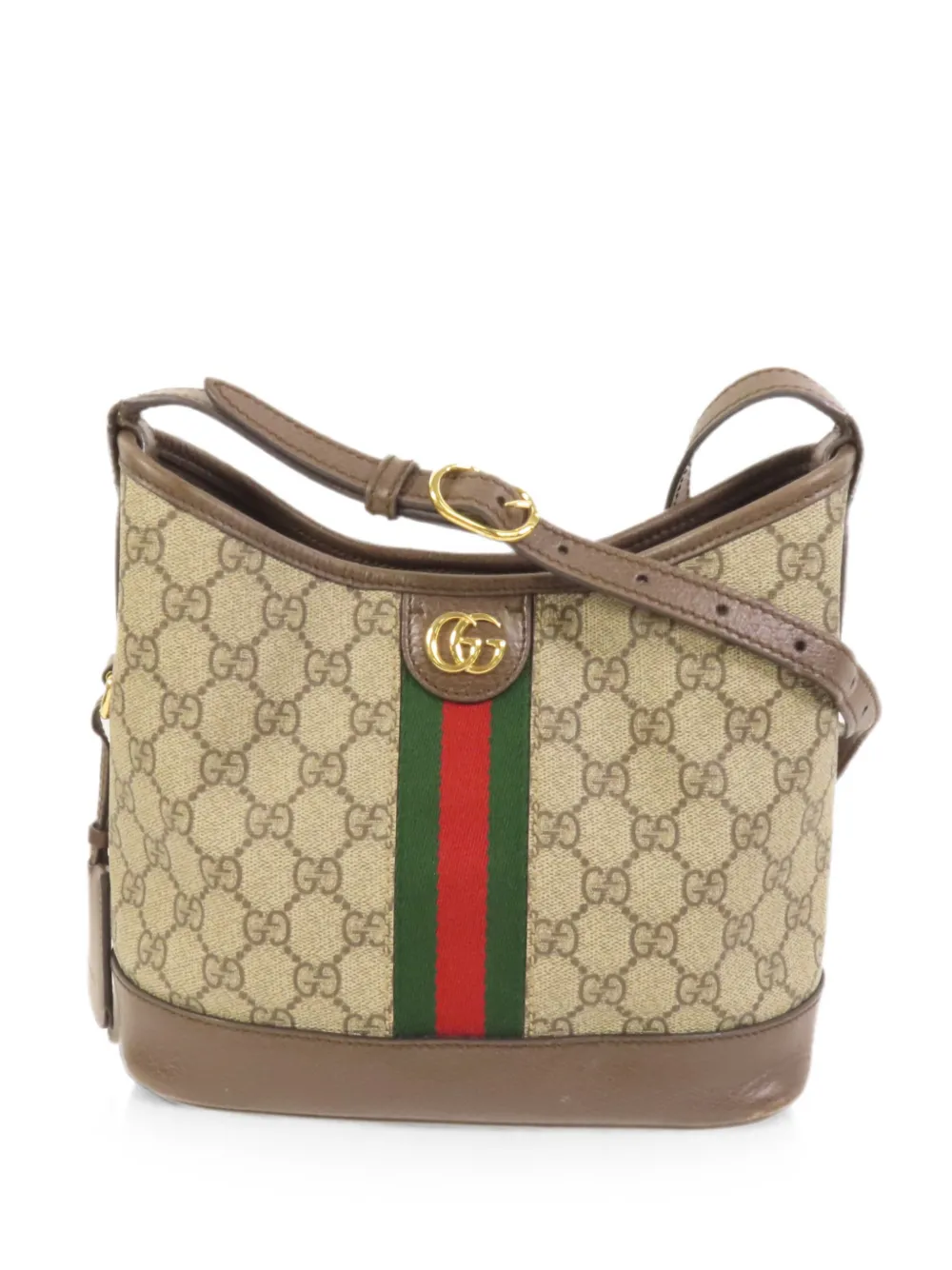 Gucci Pre-Owned Borsa a tracolla Ophidia GG piccola - Toni neutri
