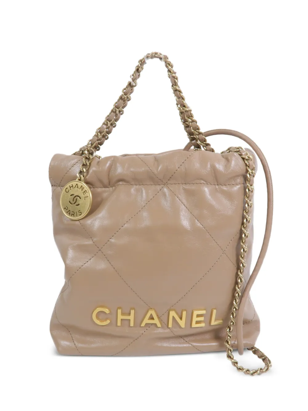 CHANEL Pre-Owned Borsa a spalla Chanel 22 mini - Toni neutri