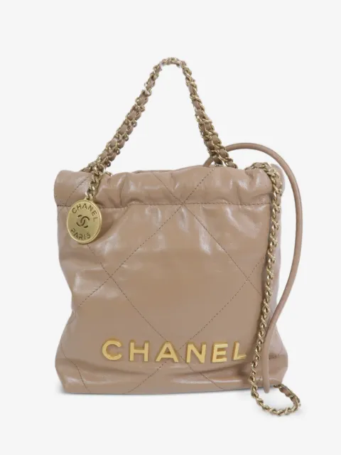 CHANEL Pre-Owned mini sac porté épaule Chanel 22