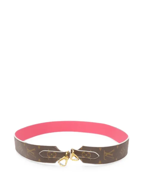 Louis Vuitton Pre-Owned correa de hombro con monograma