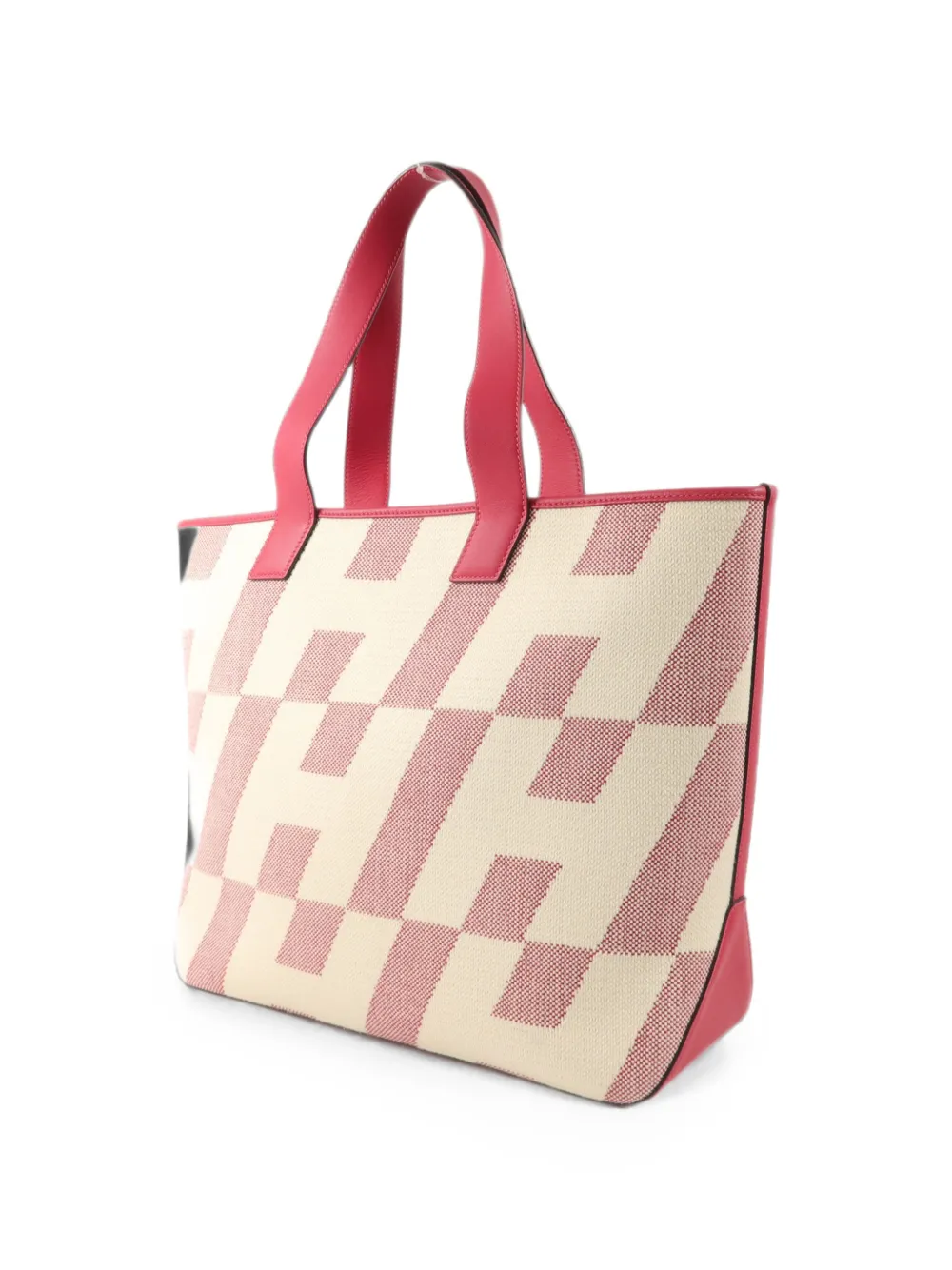 Hermès Pre-Owned 40 Biais canvas shopper Beige