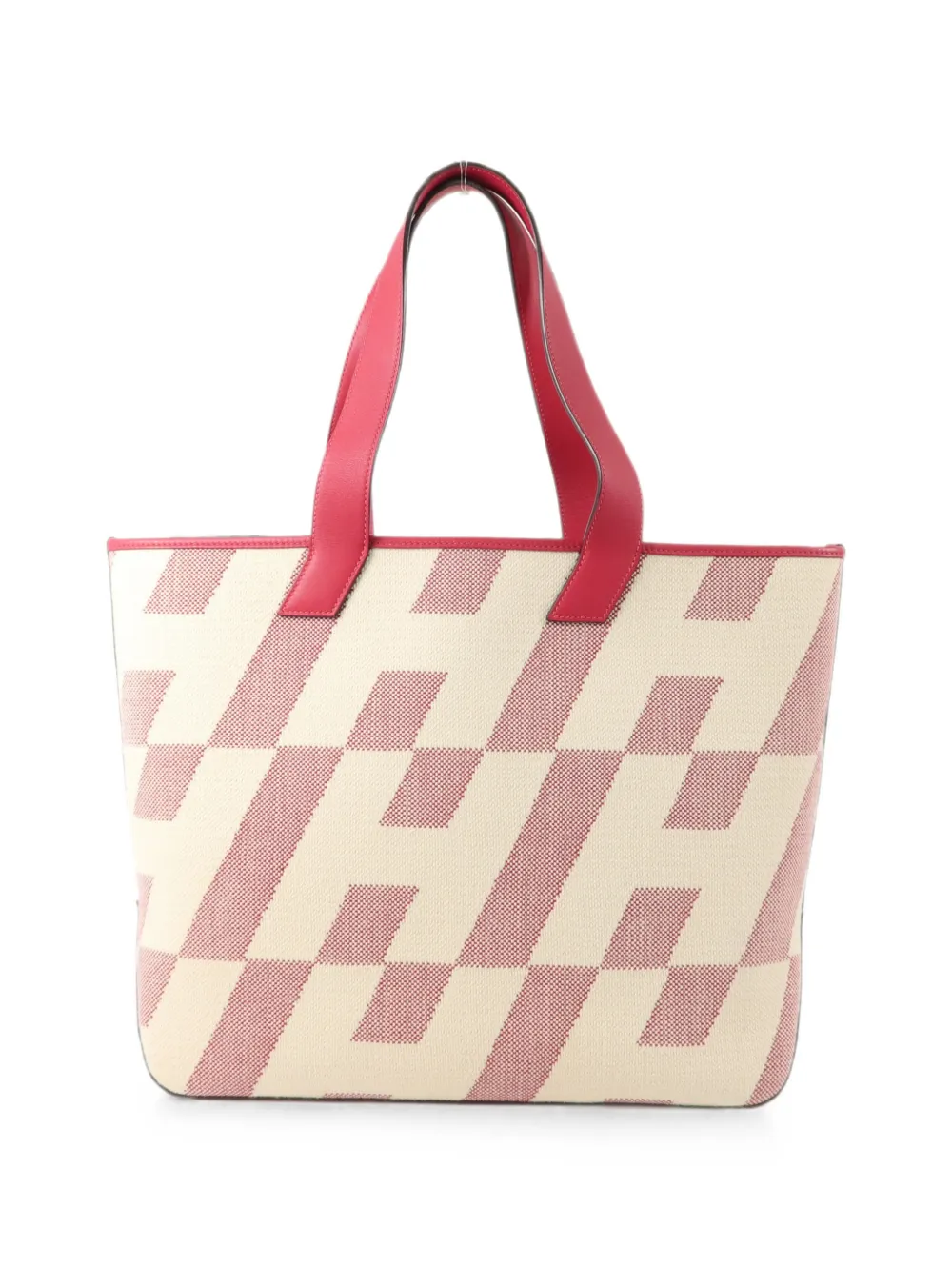 Hermès Pre-Owned 40 Biais canvas shopper Beige