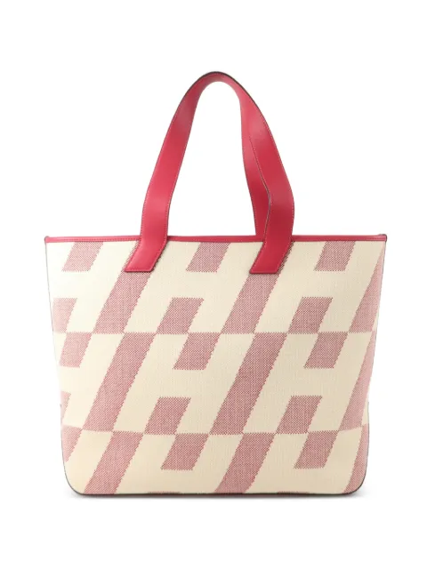 Hermès Pre-Owned 40 비아이스 캔버스 토트 백