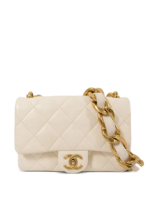 CHANEL Pre-Owned bolsa de hombro Flap pequeña