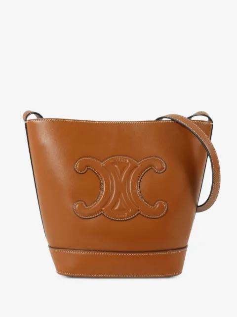 Celine Pre-Owned bolsa bucket Triomphe Cuir