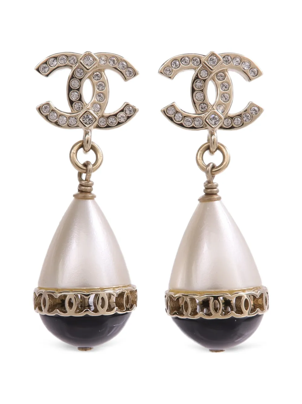 CHANEL Pre-Owned Orecchini pendenti CC Fantasy - Oro