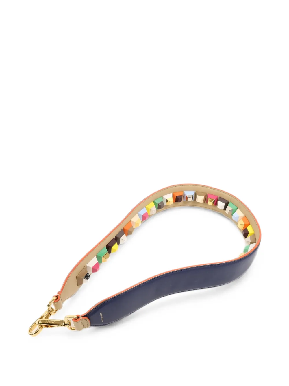 Fendi Pre-owned Strap You Studded Shoulder Strap in Neutrals, view 3
