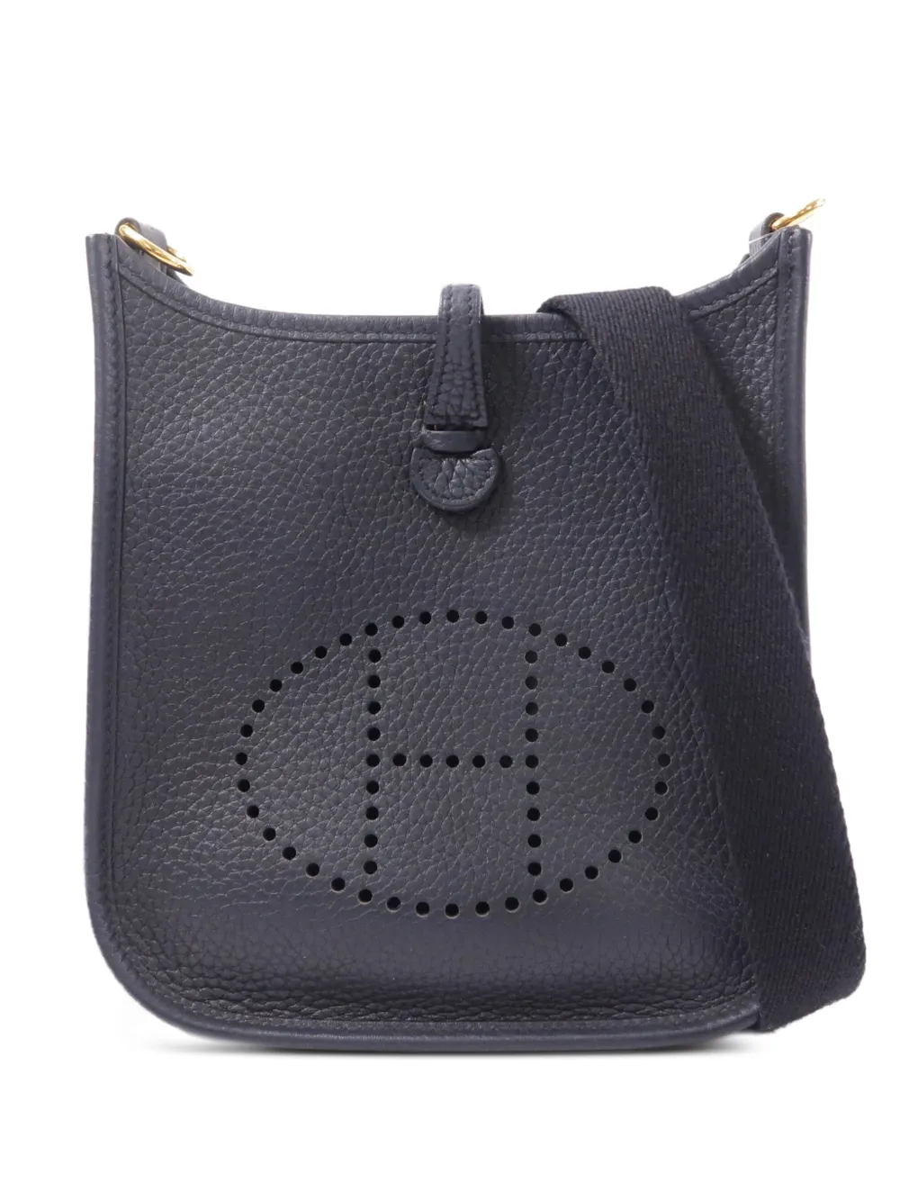 Hermès Pre-Owned TPM Evelyne calfskin shoulder bag - Black