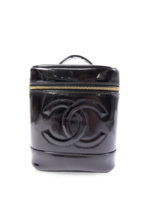 CHANEL Pre-Owned CC patent vanity case