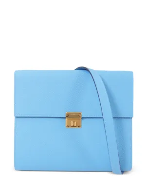 未使用　エルメス　HERMES　カレプリセ　パッションフルーツ　プリーツ　水色 Hermès Pre-Owned 2019 Chevre Cinhetic To Go Wallet Crossbody Bag