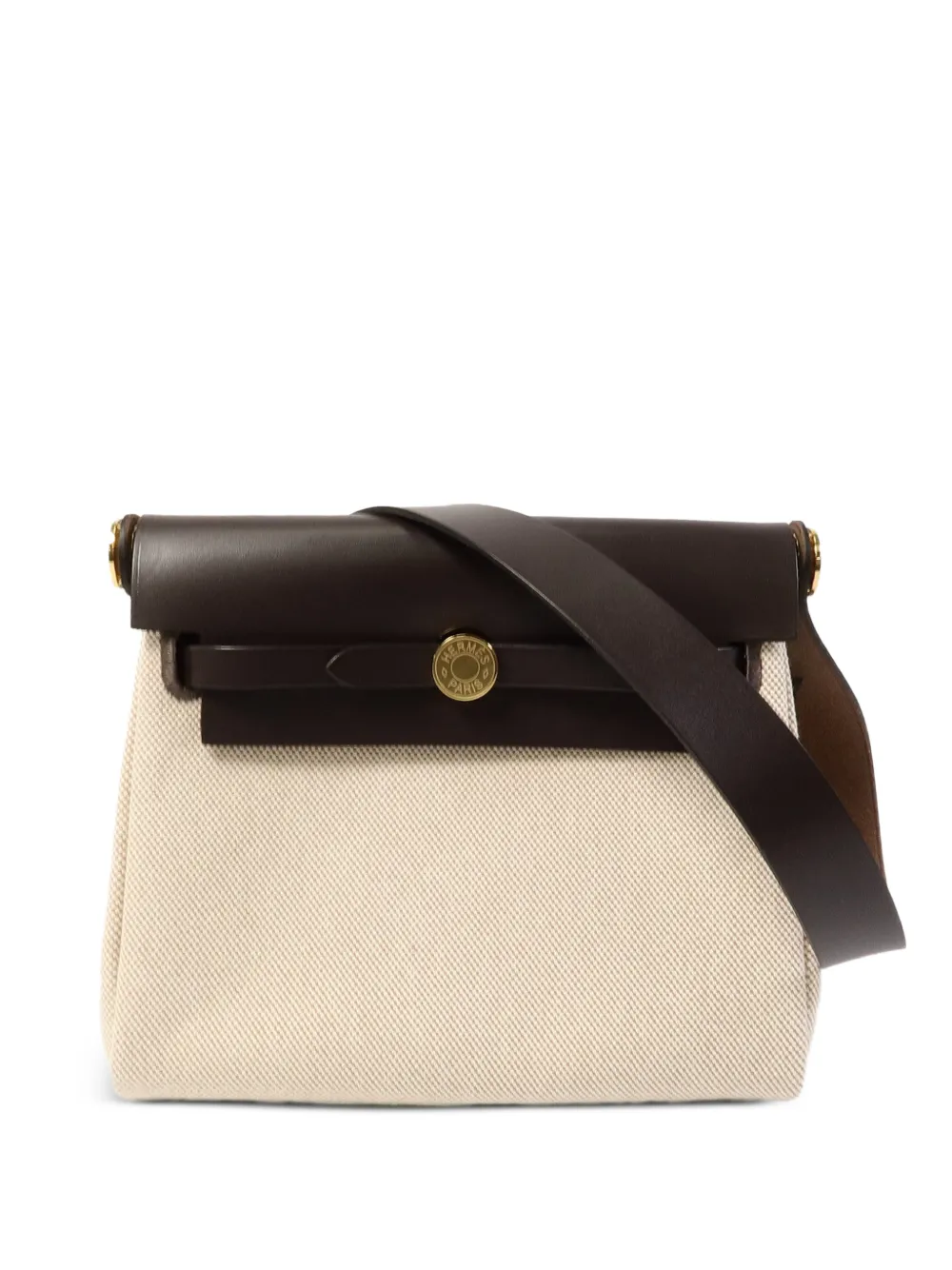 Hermès Pre-Owned mini Herbag shoulder bag - Nude