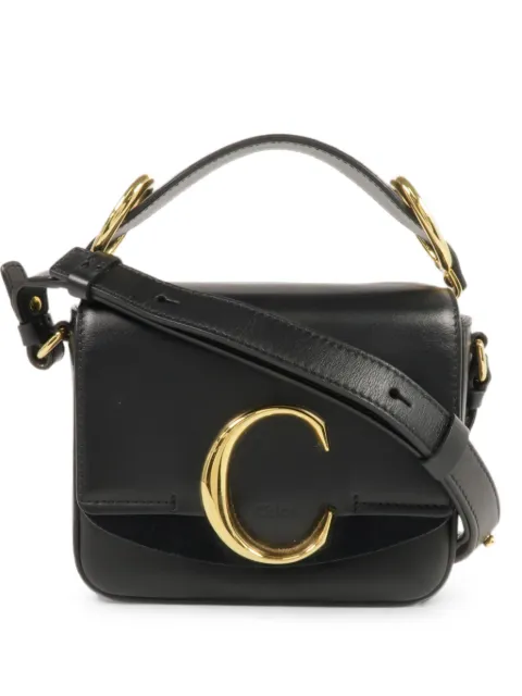 Chloé Vintage C kalfsleren mini-schoudertas