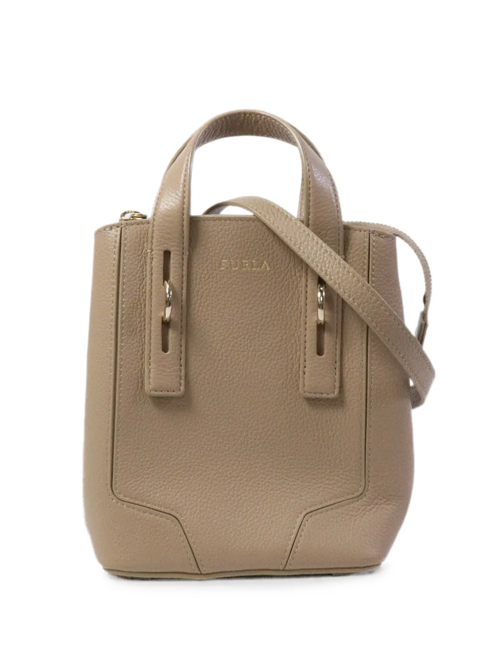 Furla logo-detail tote bag - Toni neutri