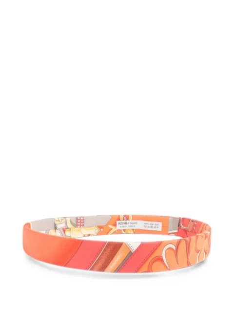 Hermès Pre-Owned banda para el cabello de seda