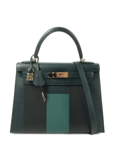 Hermès Pre-Owned 2018 28 켈리 레더 토트 백