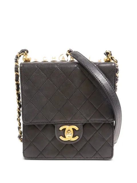 CHANEL Pre-Owned sac porté épaule matelassé à loquet CC