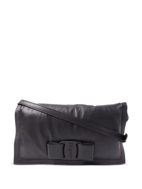 Ferragamo Pre-Owned Vara schoudertas met strik