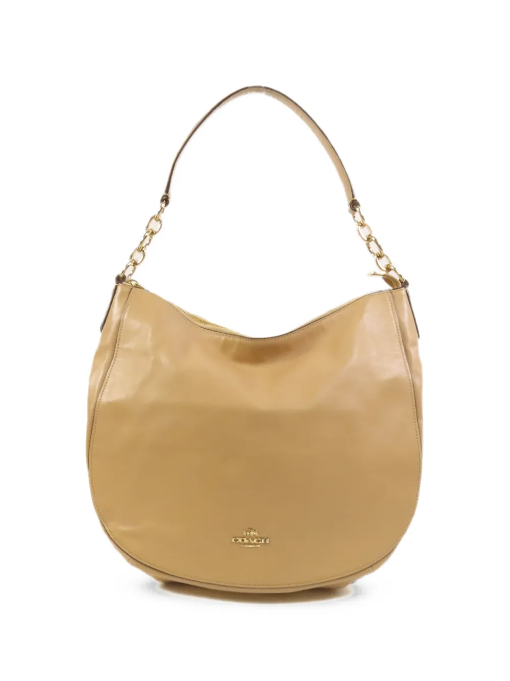 Coach Vintage chain-link logo-detail shoulder bag - Toni neutri